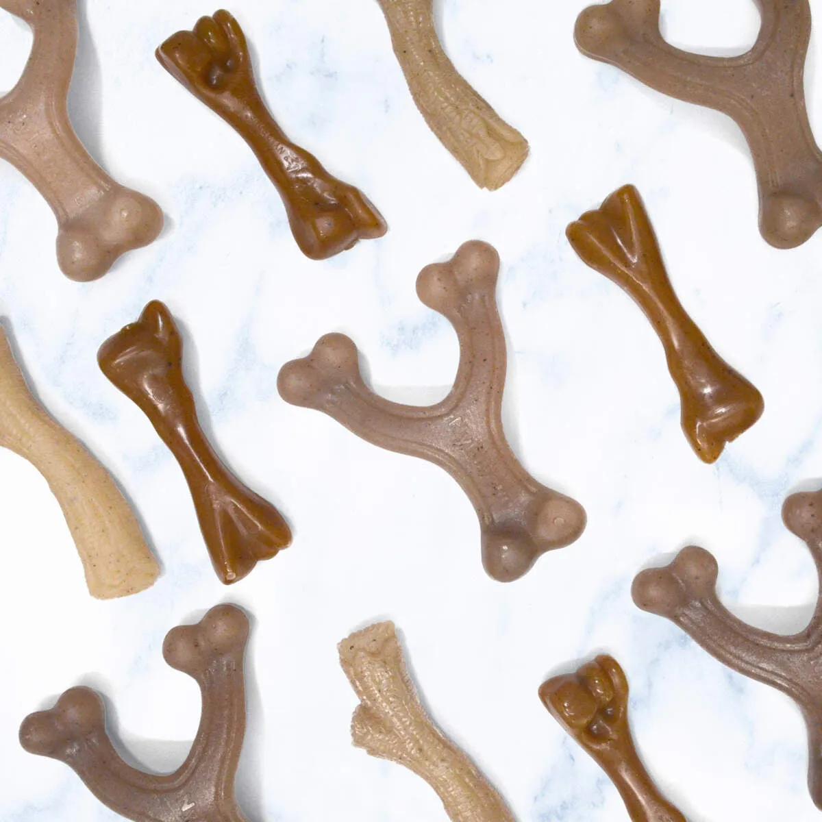 20% OFF: Nylabone Peanut Butter Flavour Gourmet Style Strong Wishbone Puppy Chew Toy