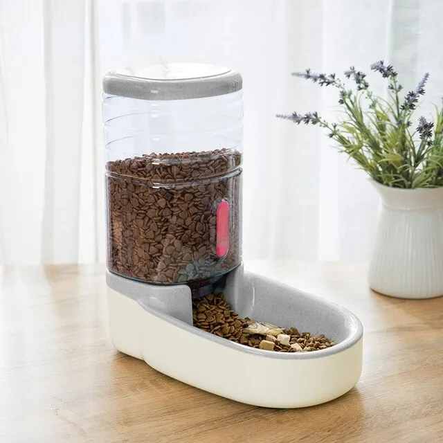 3.8L Pet Automatic Feeding Bowls Pet Food Feeder