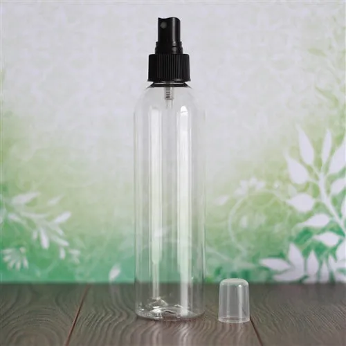 8 oz Clear PET Bullet Bottle with 24-410 Neck