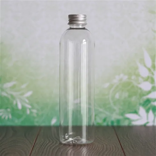 8 oz Clear PET Bullet Bottle with 24-410 Neck