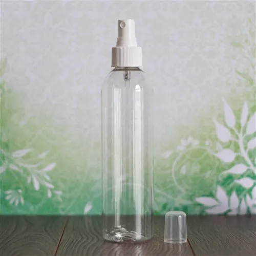 8 oz Clear PET Bullet Bottle with 24-410 Neck