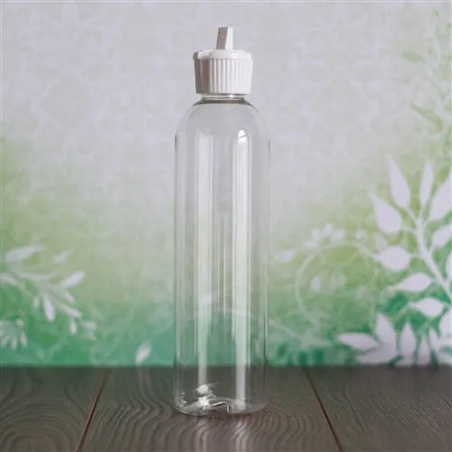 8 oz Clear PET Bullet Bottle with 24-410 Neck