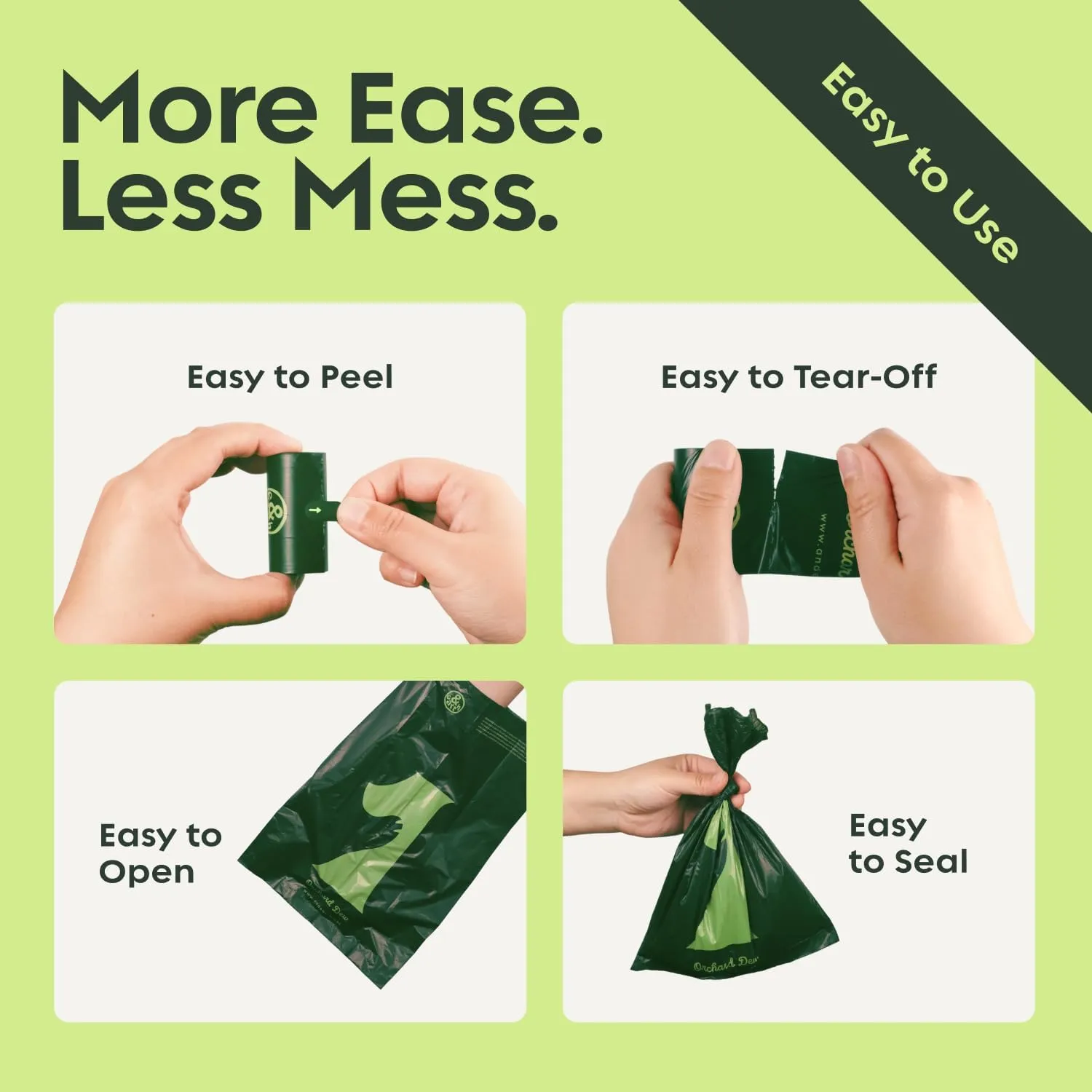 &earth Poop Bags for Dogs, Leak-Proof, Extra Thick, Fig-Scented, Waste Bag Refill Rolls, 9x13 Inch, 270 Count