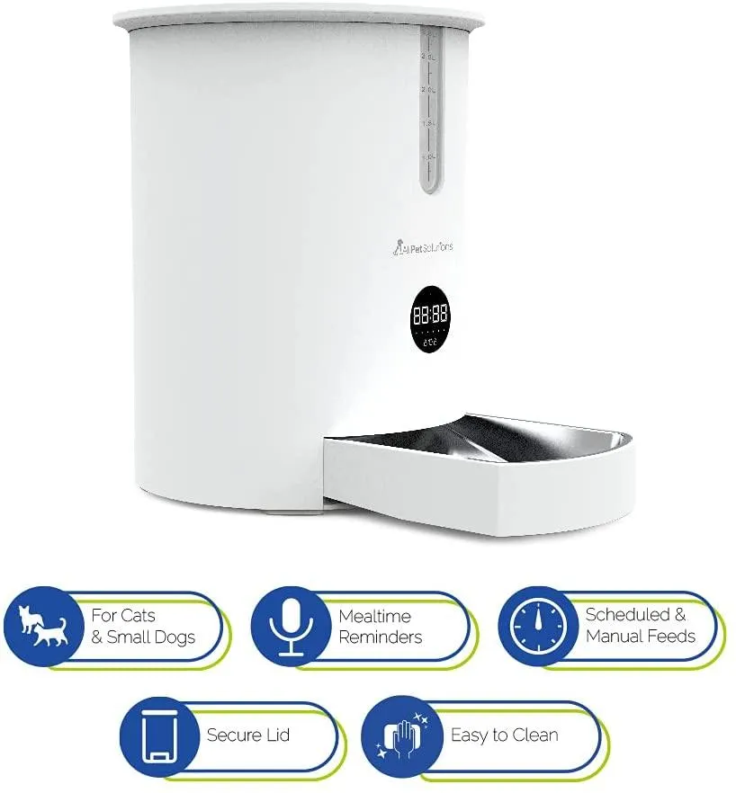 Automatic Pet Feeder LED & Voice Recording 2.8L
