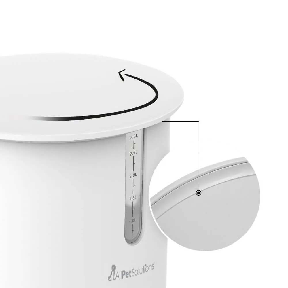 Automatic Pet Feeder LED & Voice Recording 2.8L