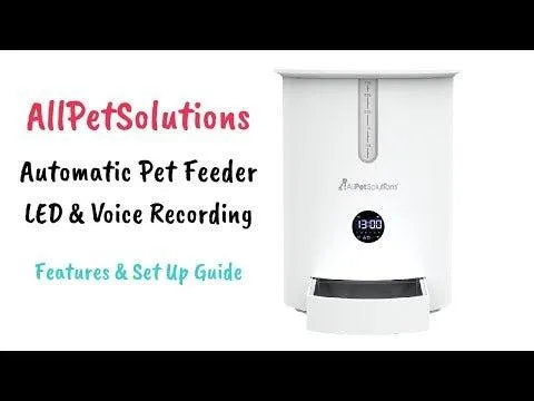 Automatic Pet Feeder LED & Voice Recording 2.8L