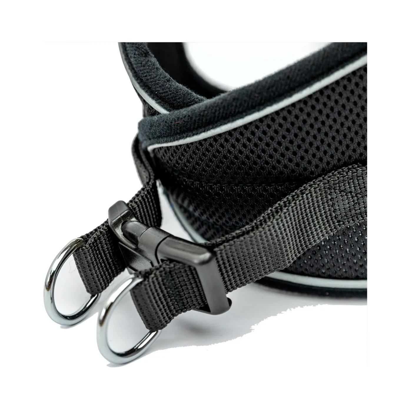 Bark Appeal Step-In Mesh Harness Black