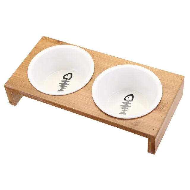 Cat Dog Feeders Bowl Food Bowl