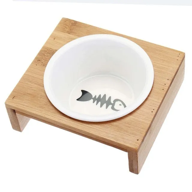 Cat Dog Feeders Bowl Food Bowl