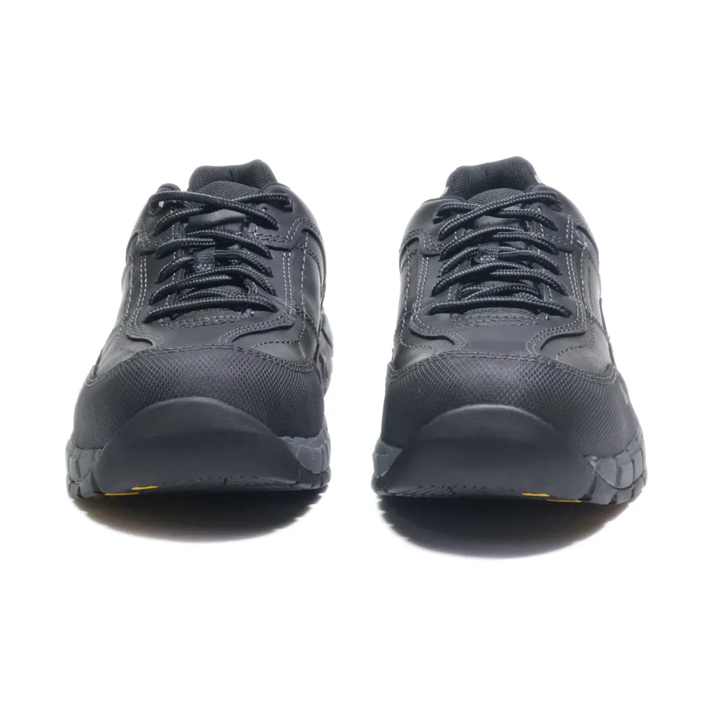 Cat Safety Boots Leather Black Colour For Men