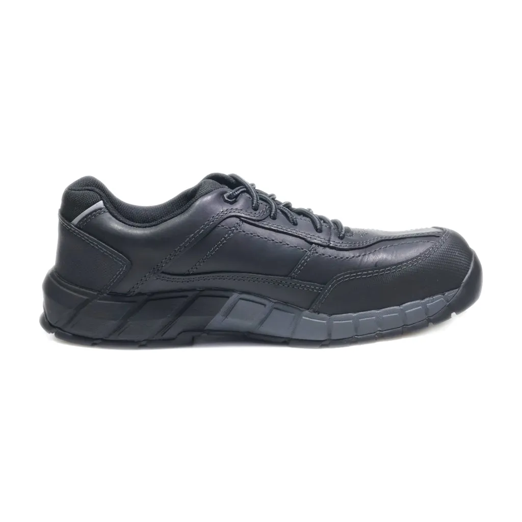 Cat Safety Boots Leather Black Colour For Men
