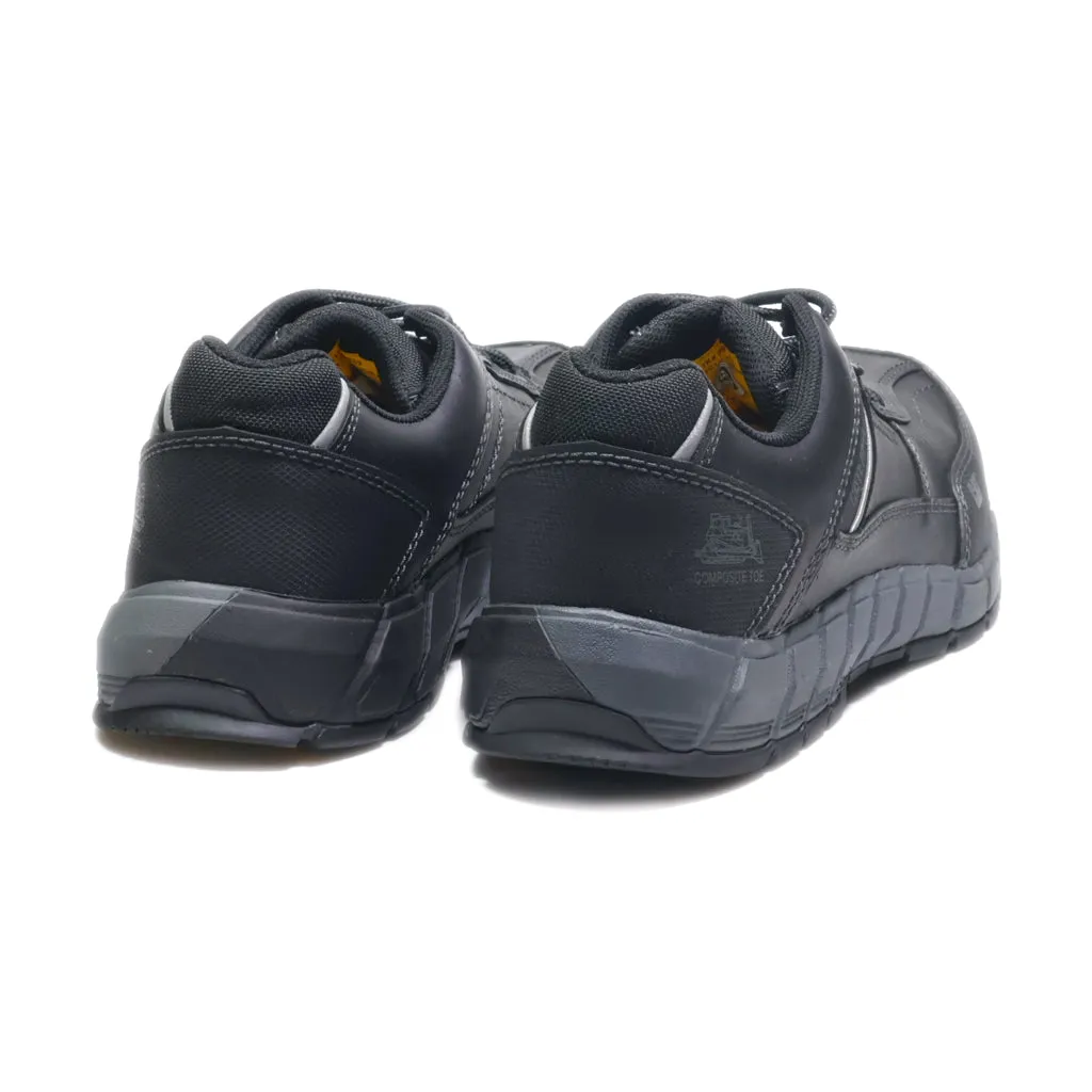 Cat Safety Boots Leather Black Colour For Men