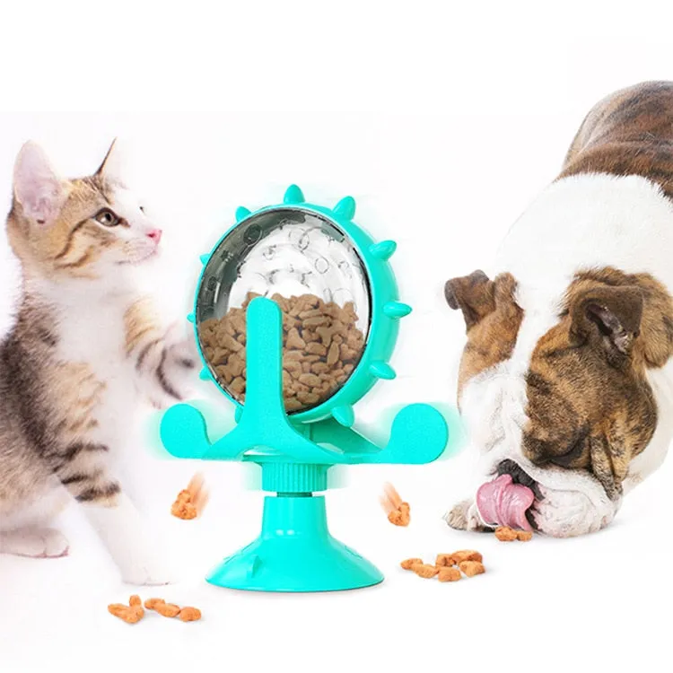 Cat Toys Dog Cat Feeding Interactive Wheel Toy