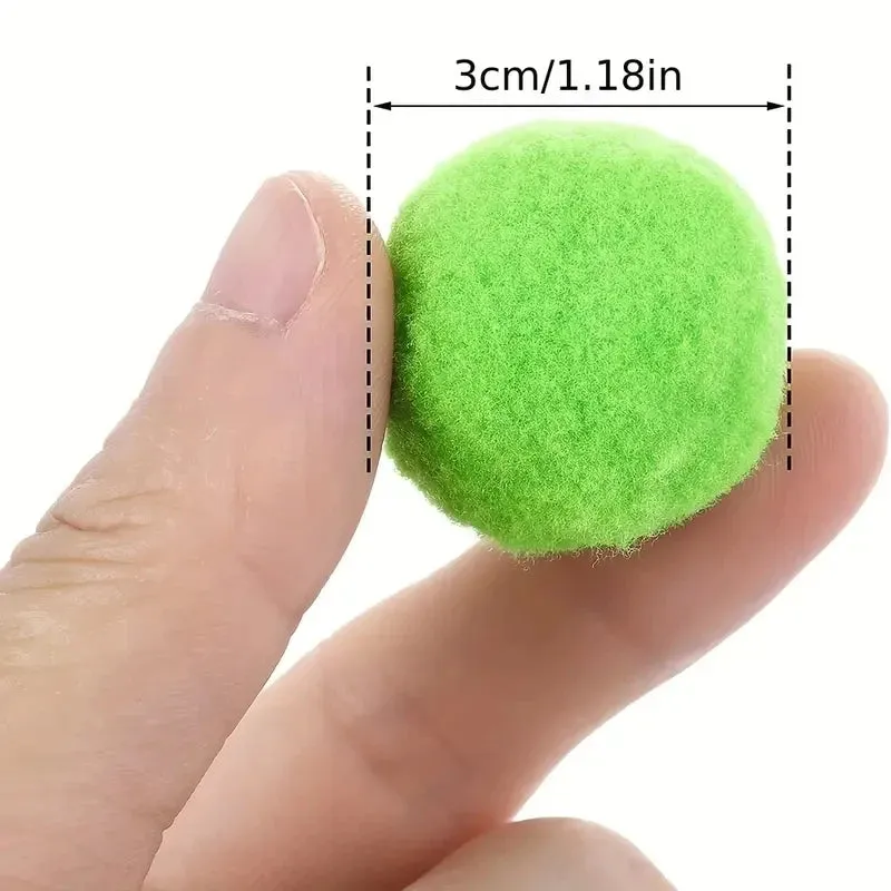 Colorful Cat Pom Pom Balls - Pack of 50/100