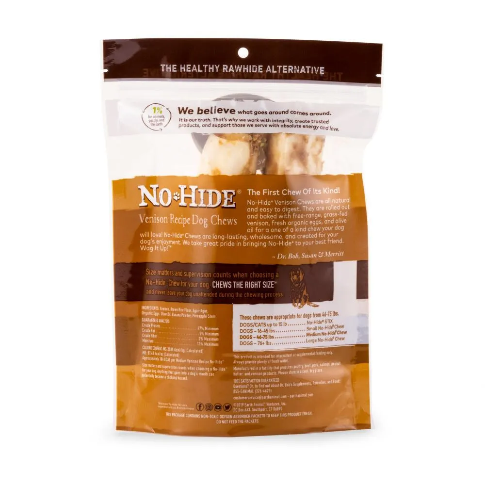 Earth Animal No-Hide Venison Dog Chews