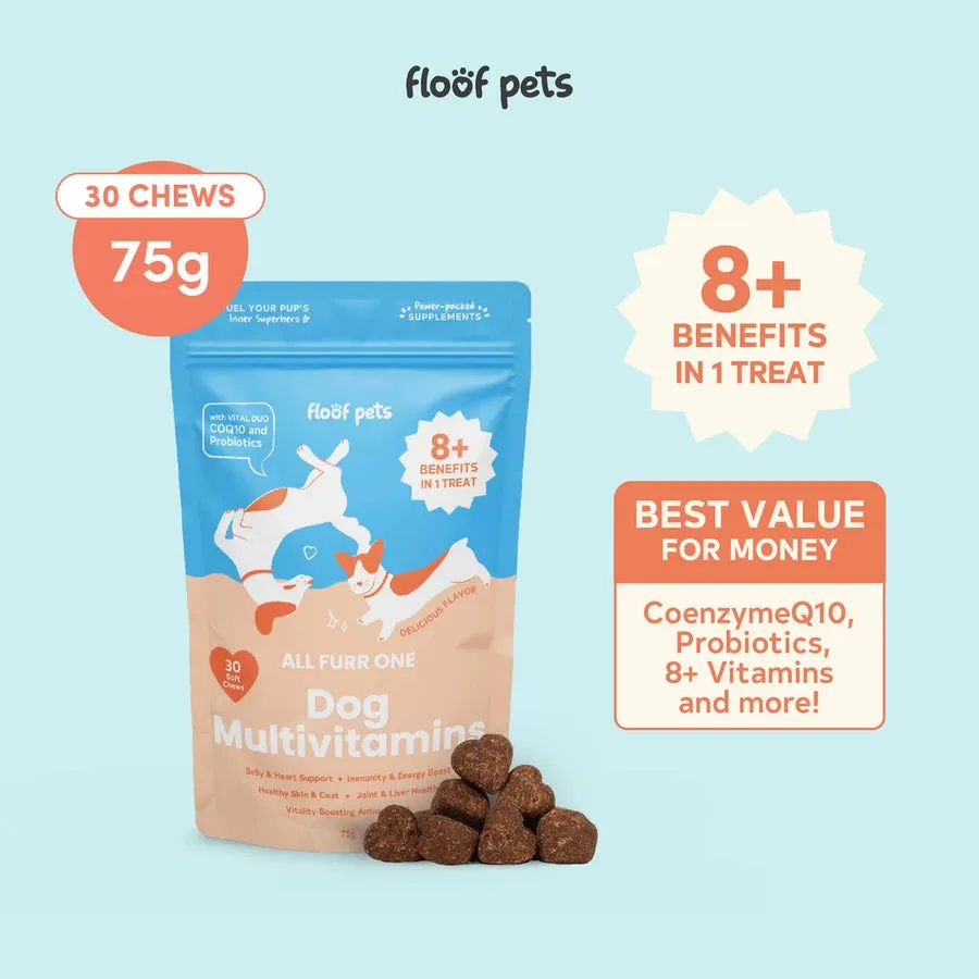 Floof Pets - All Furr One Dog Multivitamins (75g)