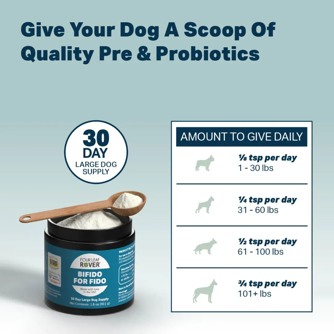 Four Leaf Rover - Bifido for Fido - Probiotics 50.1g