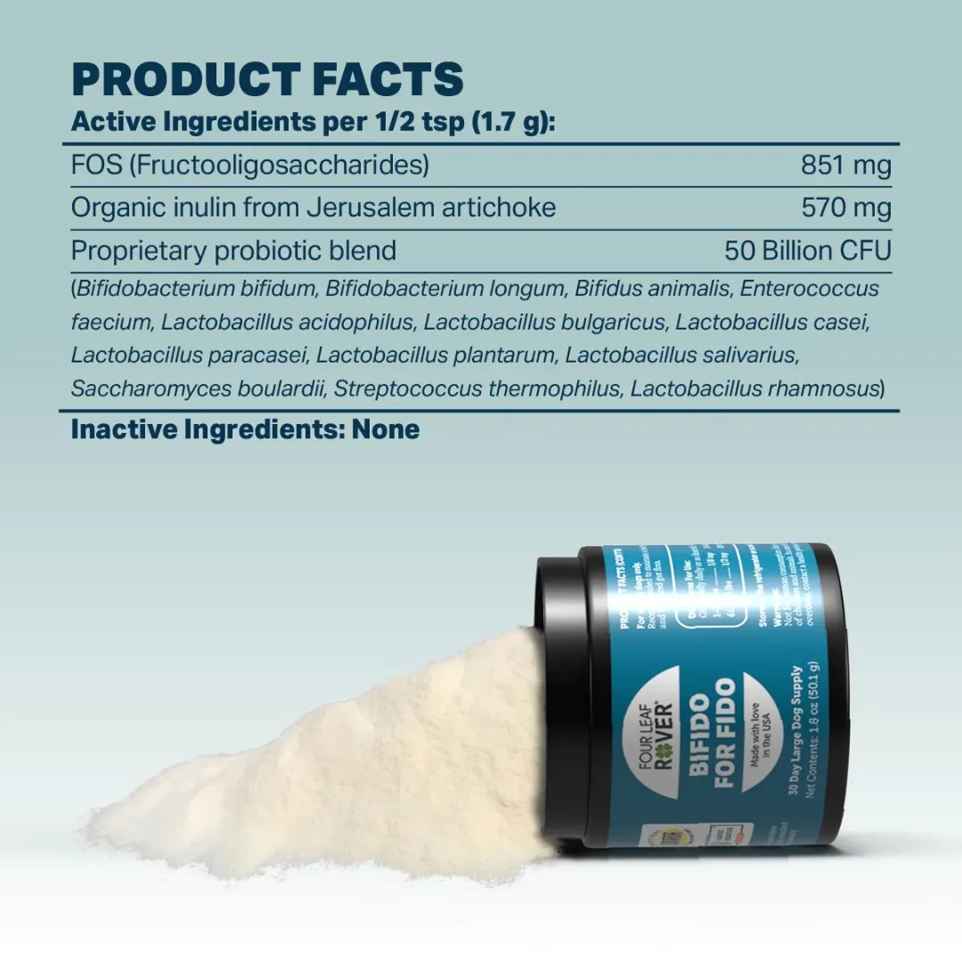 Four Leaf Rover - Bifido for Fido - Probiotics 50.1g
