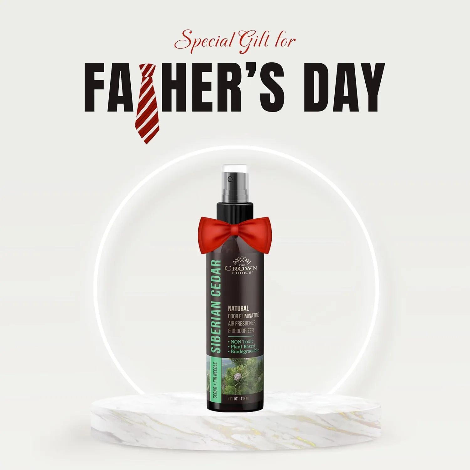 Freshen Up Dad's Day with gift of Natural CedarOil Spray Non Toxic Cedar Essential Air Freshener Spray for Closets, Cedarwood, Rooms,Toilet & LaundrySafe to Use around Children & Pets 2PK-4Oz each