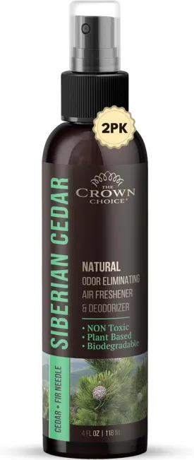 Freshen Up Dad's Day with gift of Natural CedarOil Spray Non Toxic Cedar Essential Air Freshener Spray for Closets, Cedarwood, Rooms,Toilet & LaundrySafe to Use around Children & Pets 2PK-4Oz each