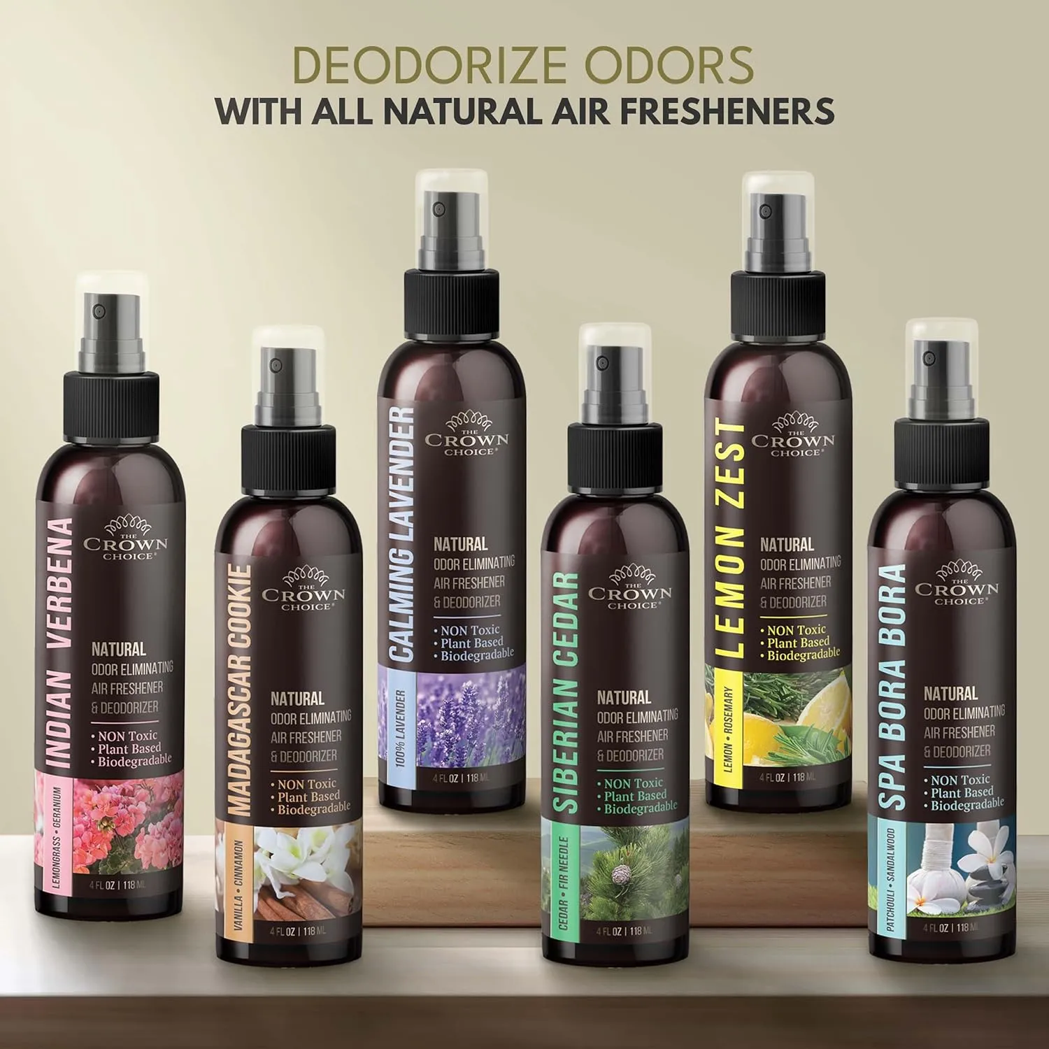 Freshen Up Dad's Day with gift of Natural CedarOil Spray Non Toxic Cedar Essential Air Freshener Spray for Closets, Cedarwood, Rooms,Toilet & LaundrySafe to Use around Children & Pets 2PK-4Oz each