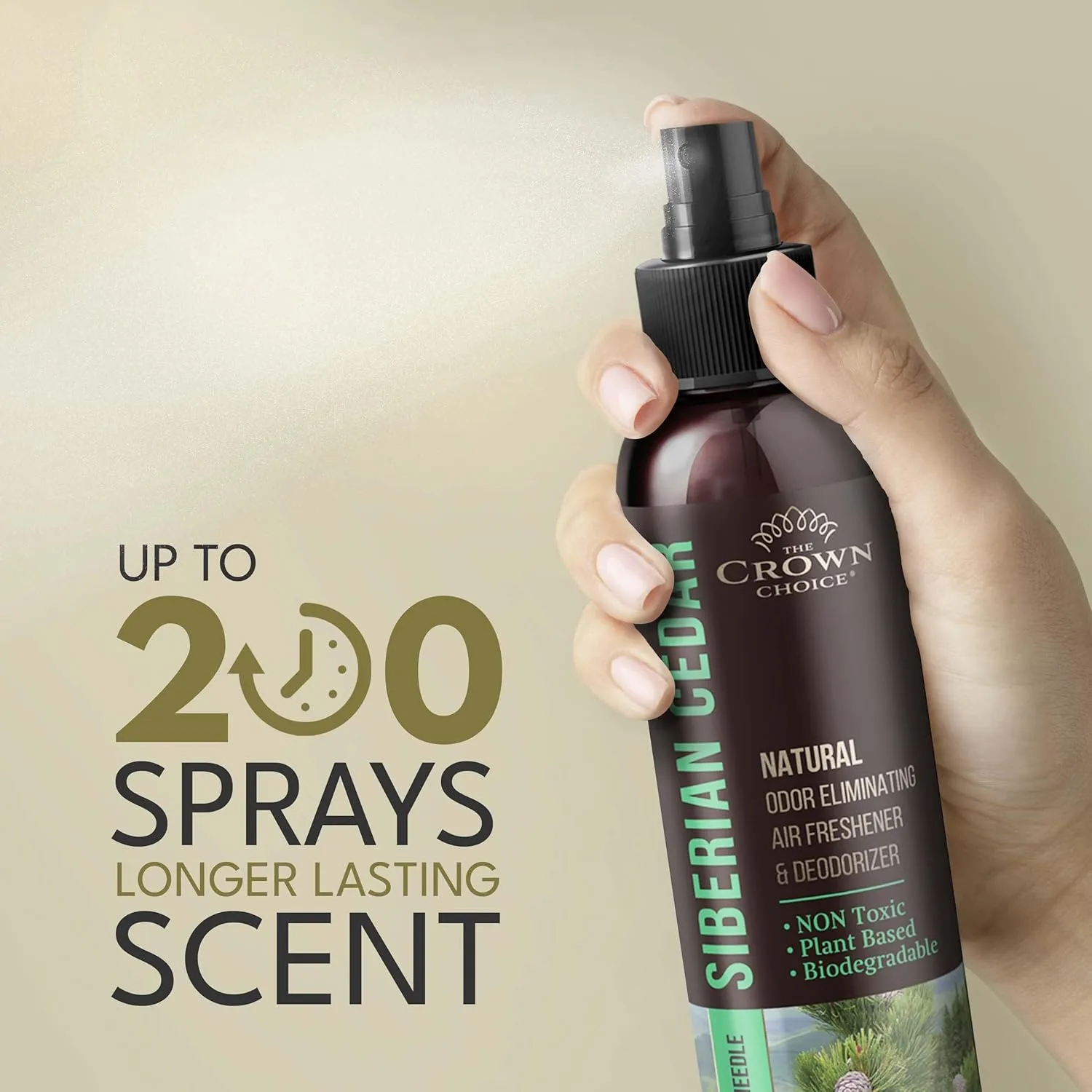 Freshen Up Dad's Day with gift of Natural CedarOil Spray Non Toxic Cedar Essential Air Freshener Spray for Closets, Cedarwood, Rooms,Toilet & LaundrySafe to Use around Children & Pets 2PK-4Oz each