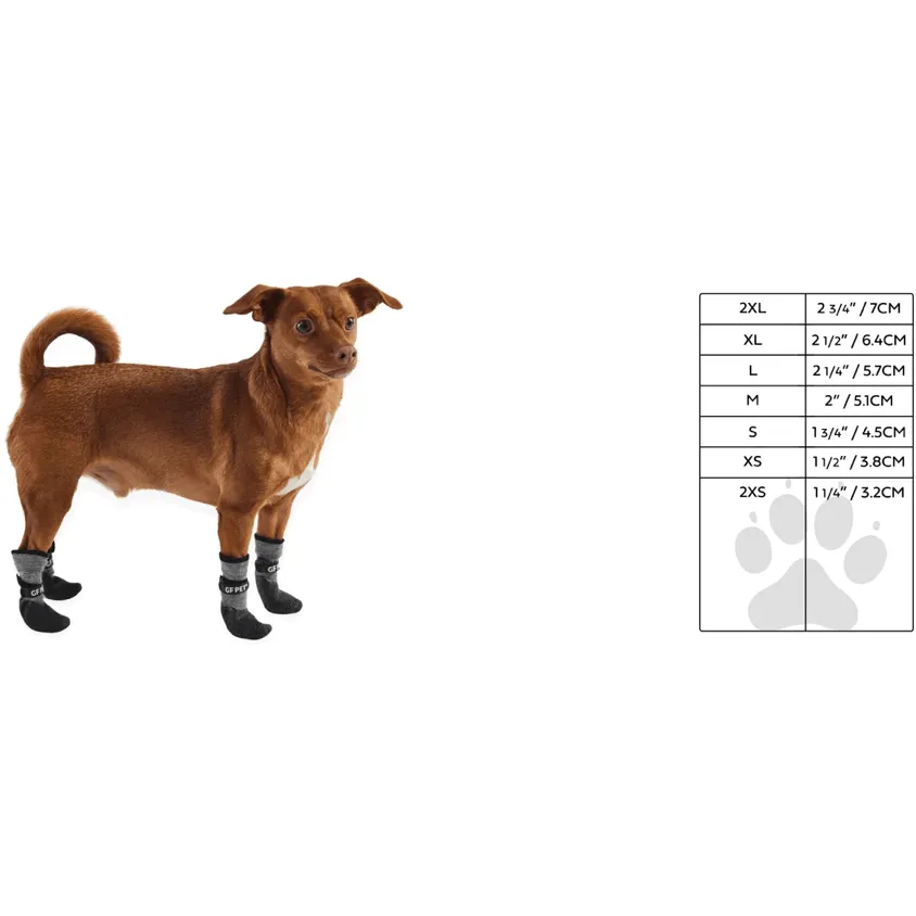 GF Pet Boots For Dogs All Terrain Black