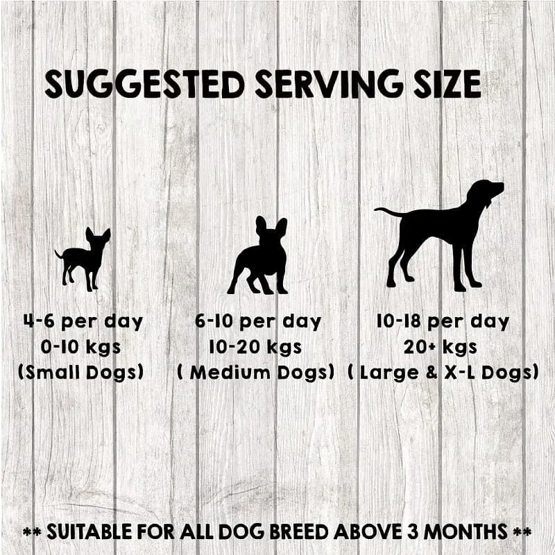 Goofy Tails Applicious Apple and Banana Gluten Free Veg Biscuits for Dogs and Puppies  250g