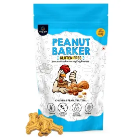 Goofy Tails Peanut Barker Chicken Biscuit Treats for Dogs & Puppies