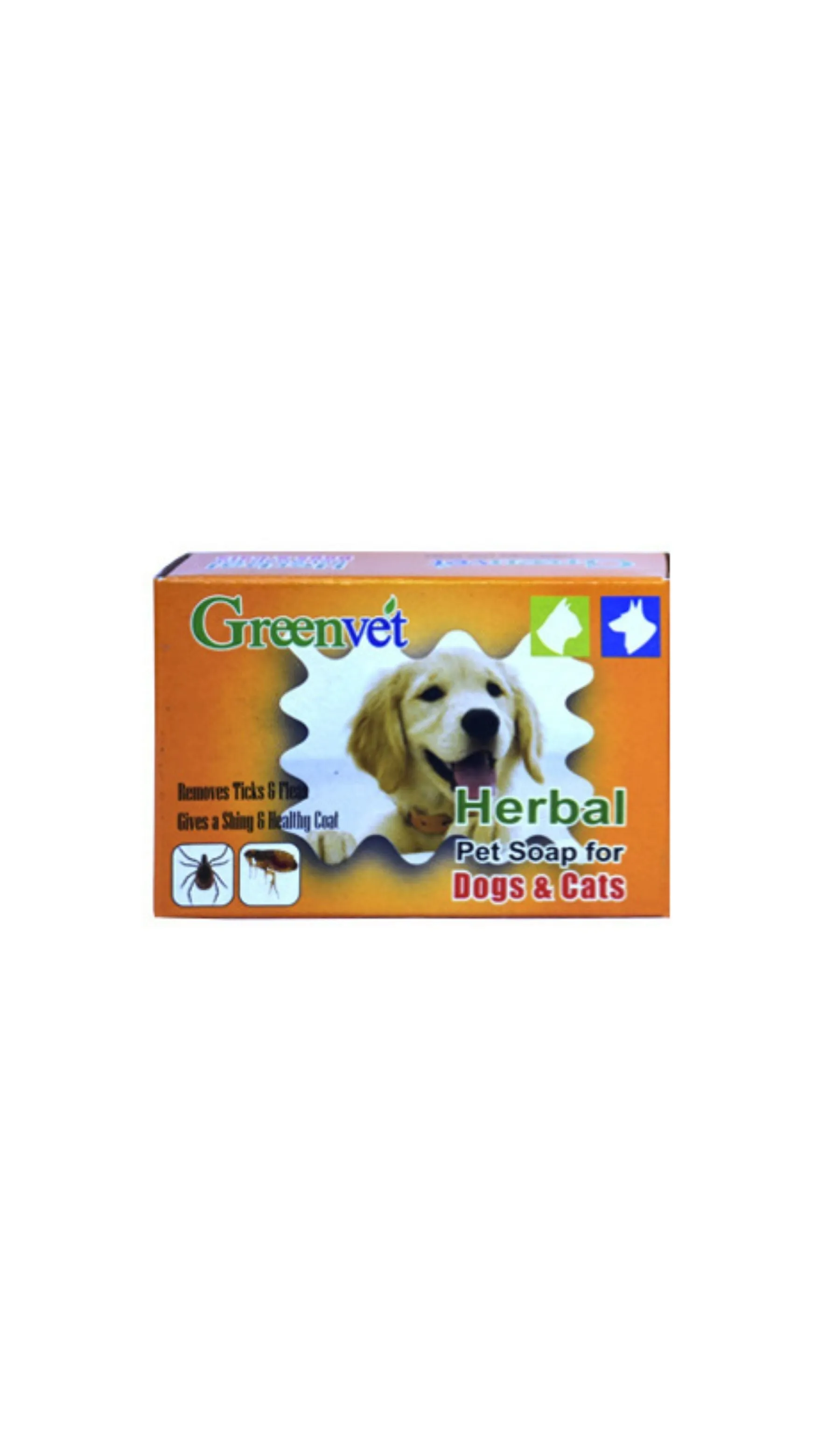 Greenvet Herbal Tick and Flea Soap 70g