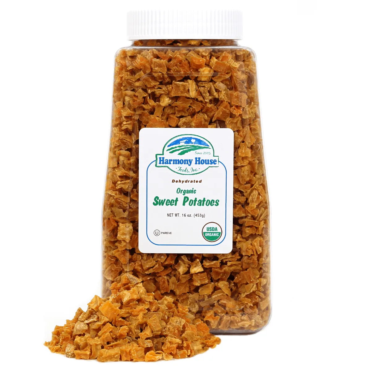 Harmony House Organic Dried Sweet Potatoes (15 oz)