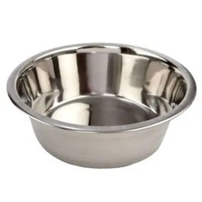 Heatherlea | Dog Bowl | Silver Metal Easy Clean Stainless Steel