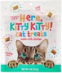 Here, Kitty Kitty! Cat Treats Made with Chicken Net Wt. 5 Oz /142g (Pack of 1)
