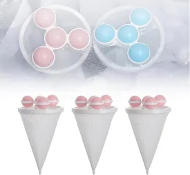 Laundry Hair Catcher, 2025 New Floating Hair Filtering Mesh Removal Pet Hair Remover for Laundry Reusable Washer Hair Catcher Hair Filter Bag Lint Catcher for Washing Machine (Pink, 3pcs)