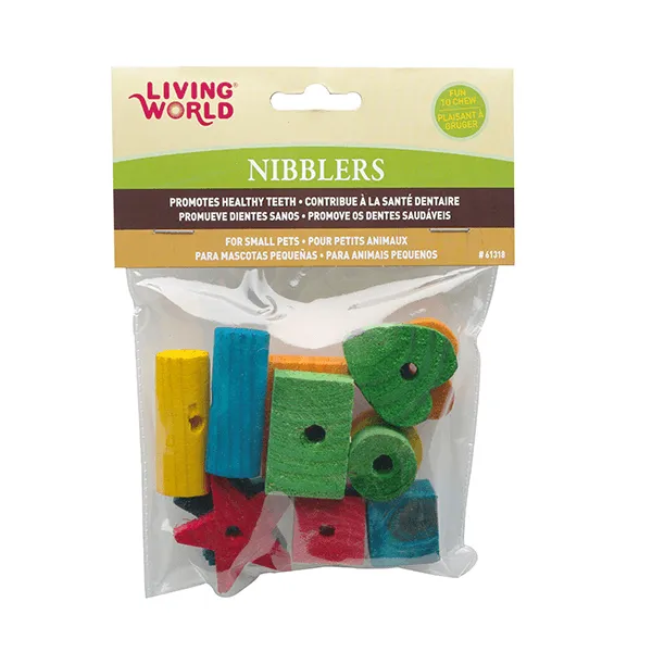 Living World Nibblers Shapes Mix Wood Chews