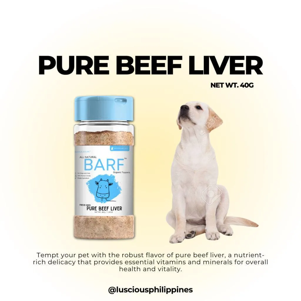 Luscious - Freeze Dried Meal Topper (Beef Liver)