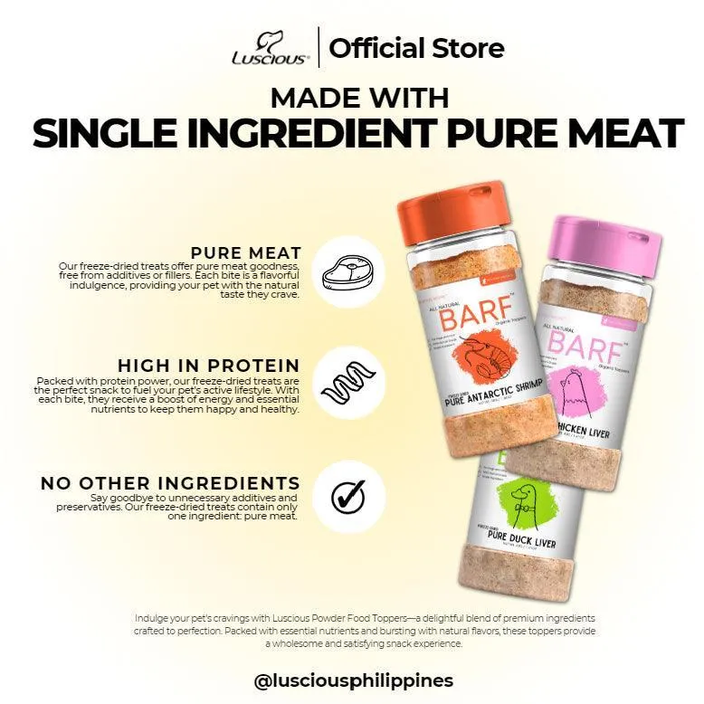 Luscious - Freeze Dried Meal Topper (Beef Liver)