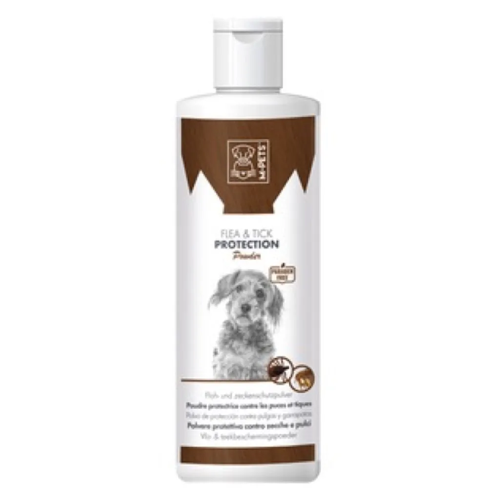 M-Pets Flea & Tick Cat & Dog Protection Powder 200ml