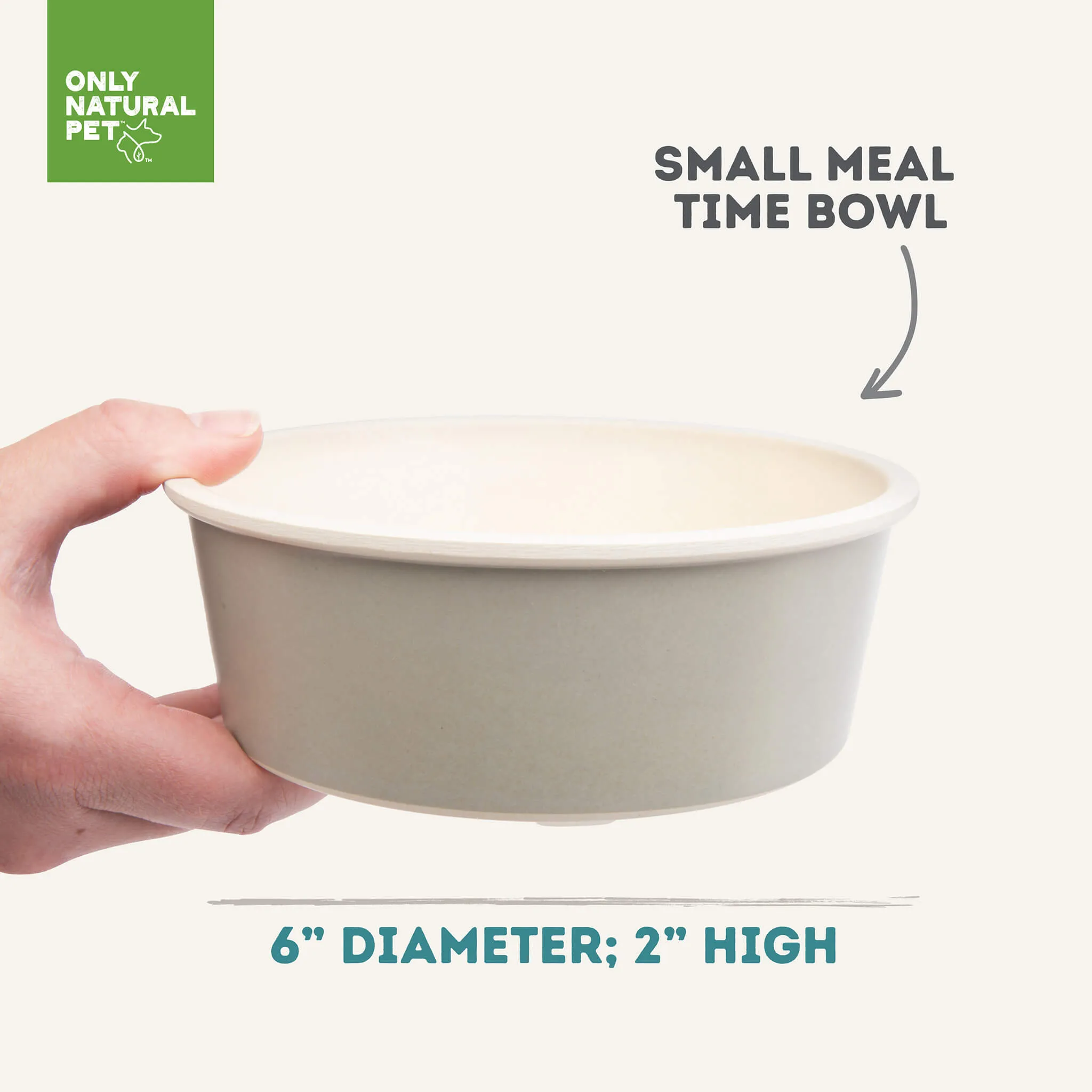 Only Natural Pet Meal Time Bowl Dog Food Bowl