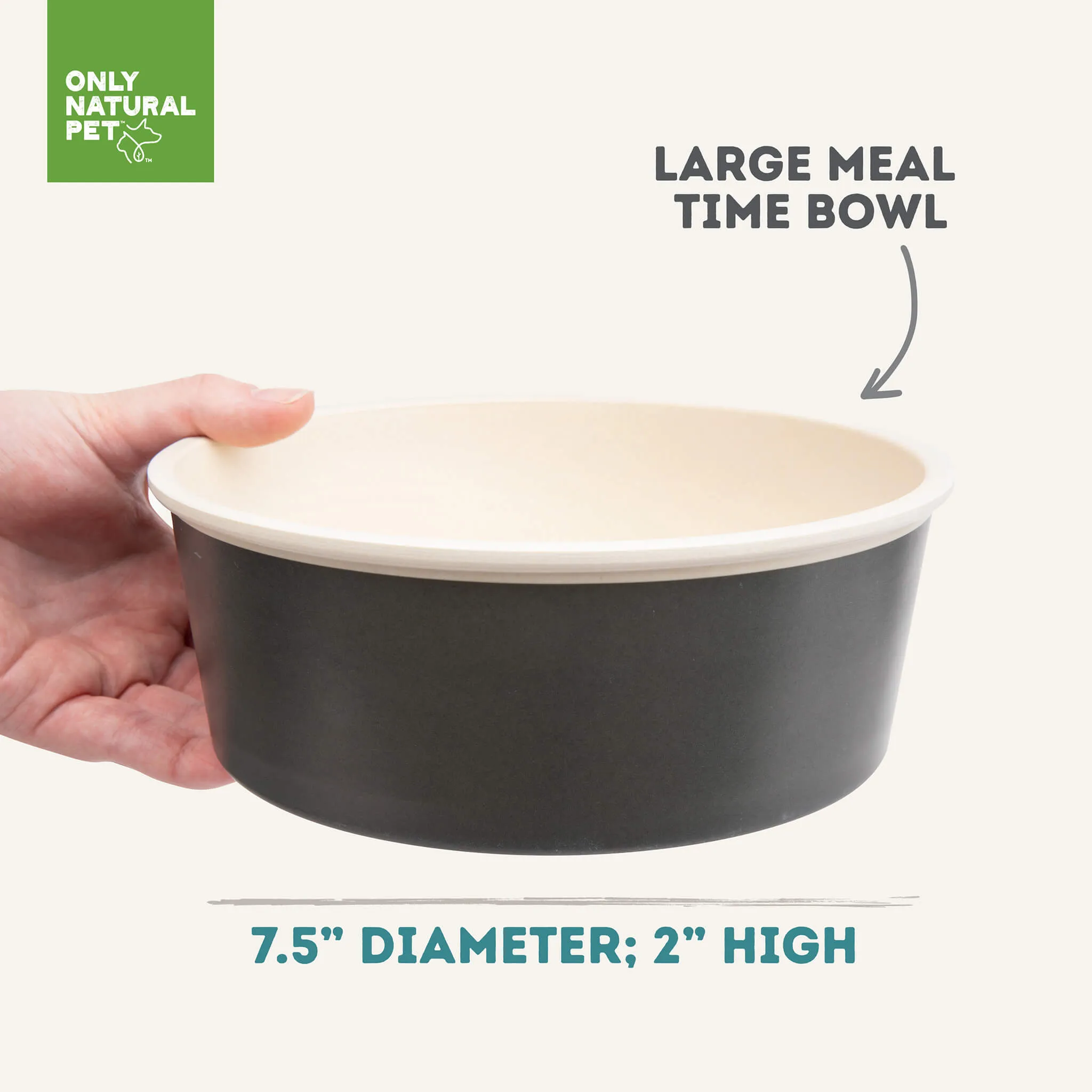 Only Natural Pet Meal Time Bowl Dog Food Bowl