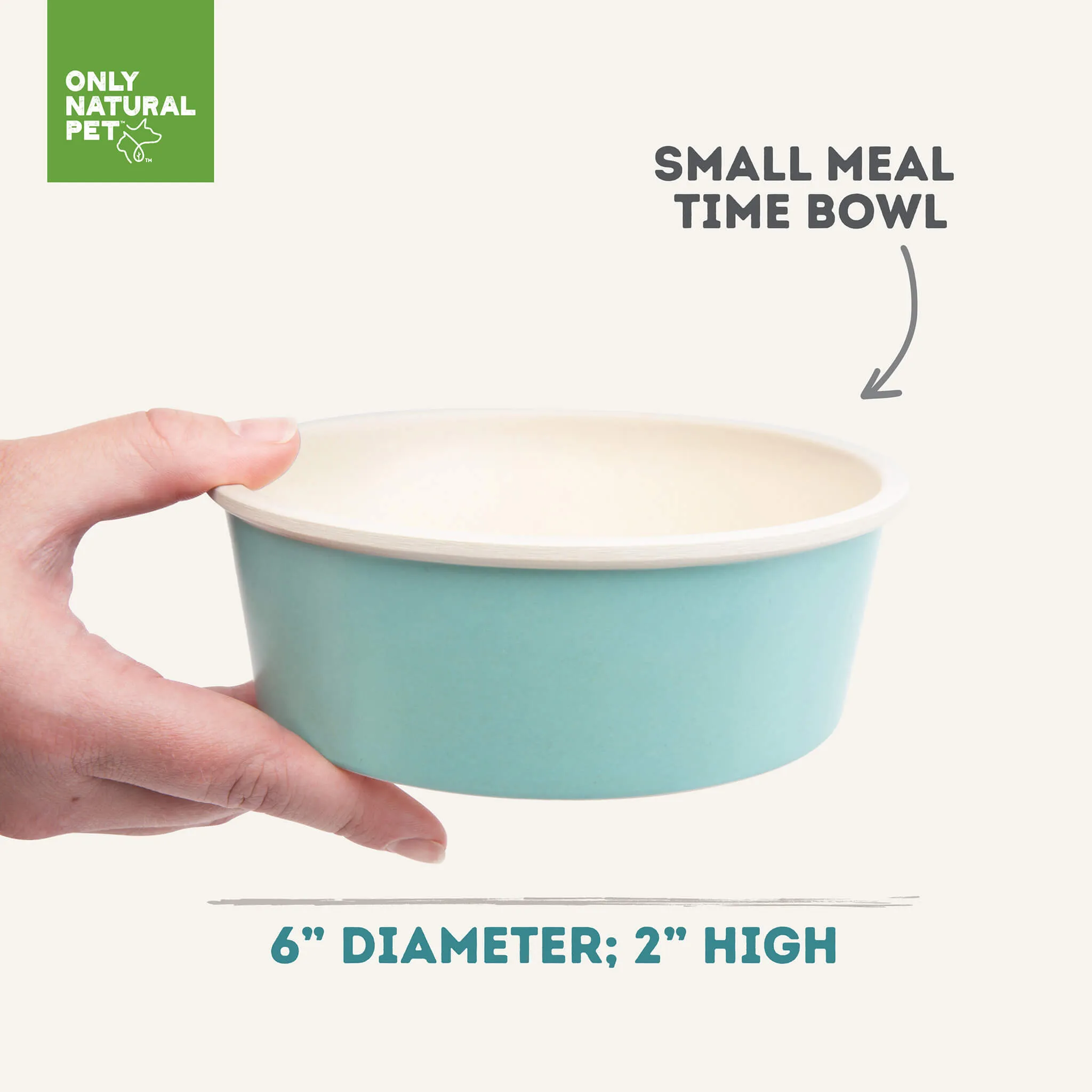 Only Natural Pet Meal Time Bowl Dog Food Bowl