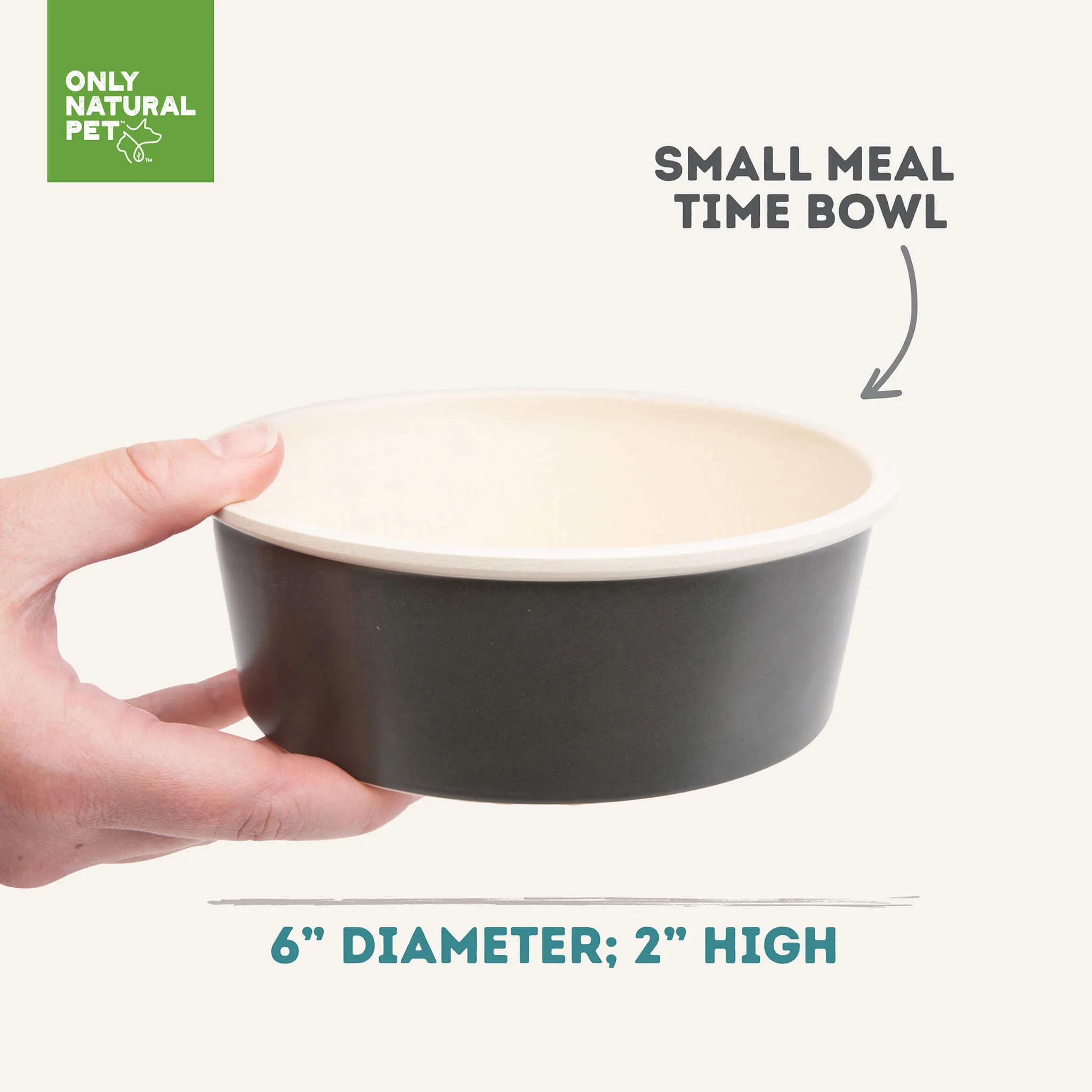 Only Natural Pet Meal Time Bowl Dog Food Bowl