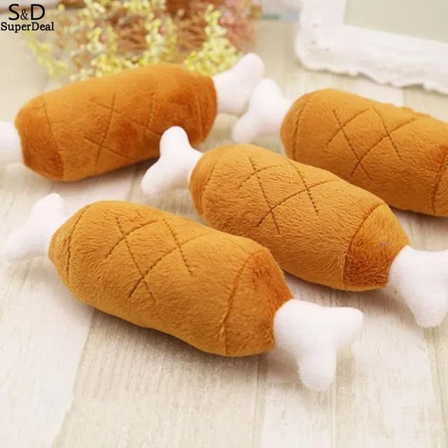 Patchwork Leg Garden Home Toy Chicken