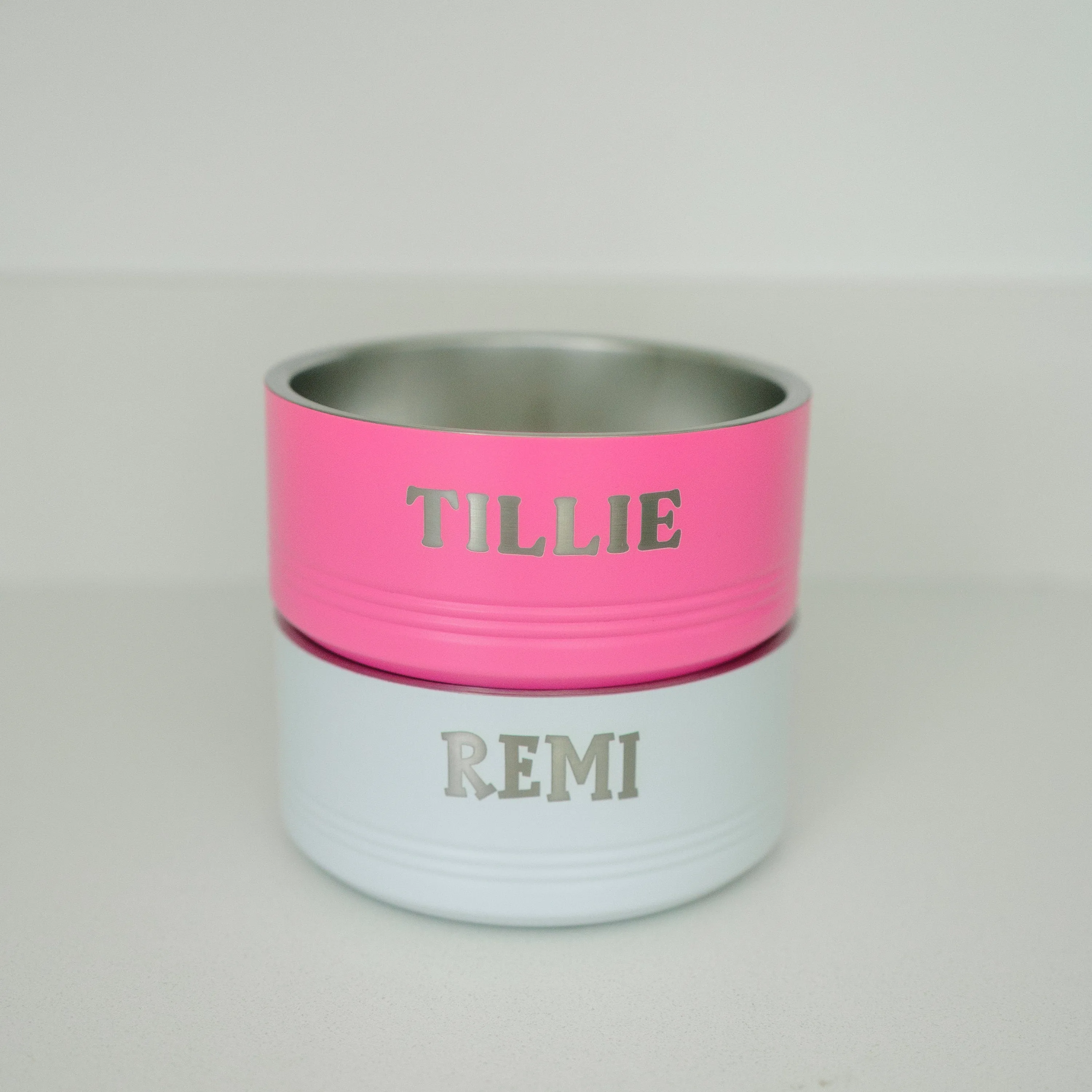 Personalized Dog Bowl, Custom Name Pet Bowl, Stainless Steel Engraved Dog Food Bowl, Water bowl for dogs, Gift for pet owners