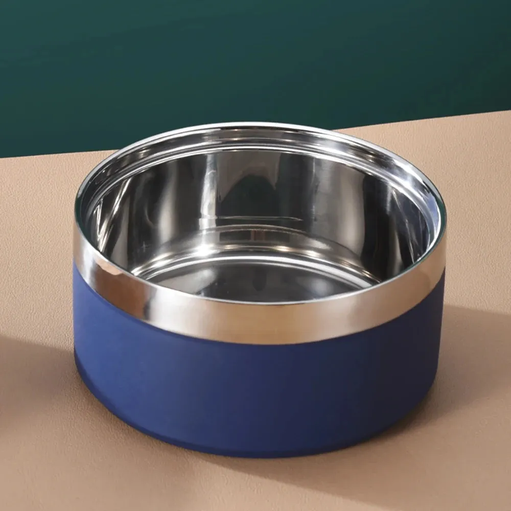 Personalized Dog Food & Water Bowls - Custom Stainless Steel Pet Accessory for Cats & Dogs