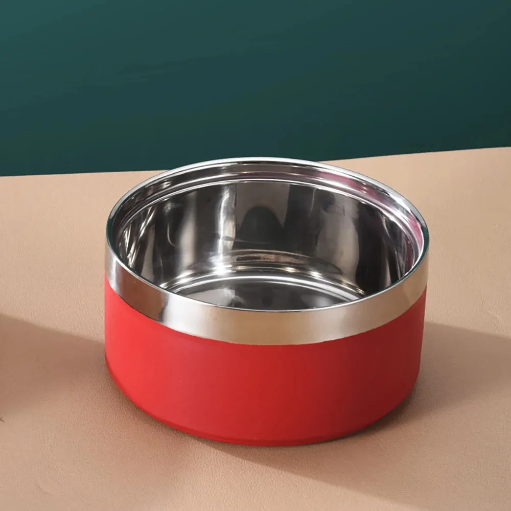 Personalized Dog Food & Water Bowls - Custom Stainless Steel Pet Accessory for Cats & Dogs