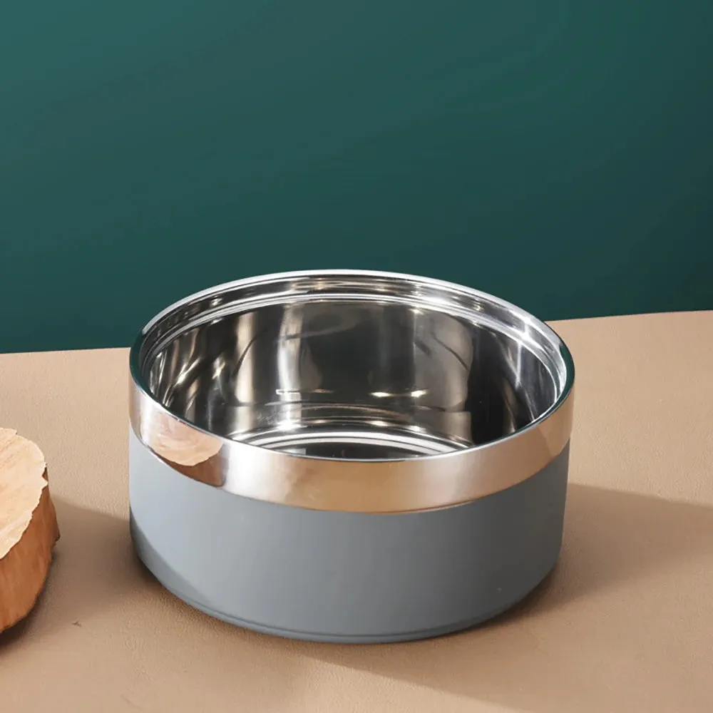 Personalized Dog Food & Water Bowls - Custom Stainless Steel Pet Accessory for Cats & Dogs