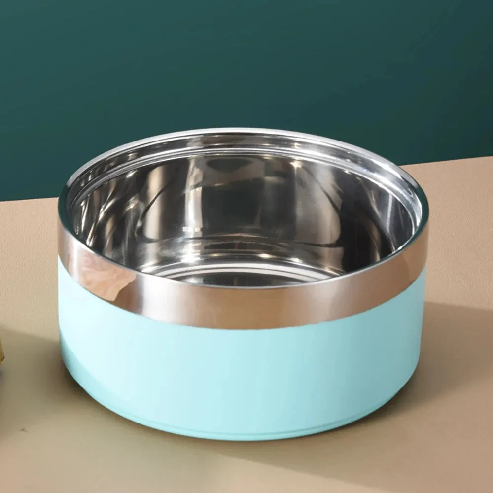 Personalized Dog Food & Water Bowls - Custom Stainless Steel Pet Accessory for Cats & Dogs