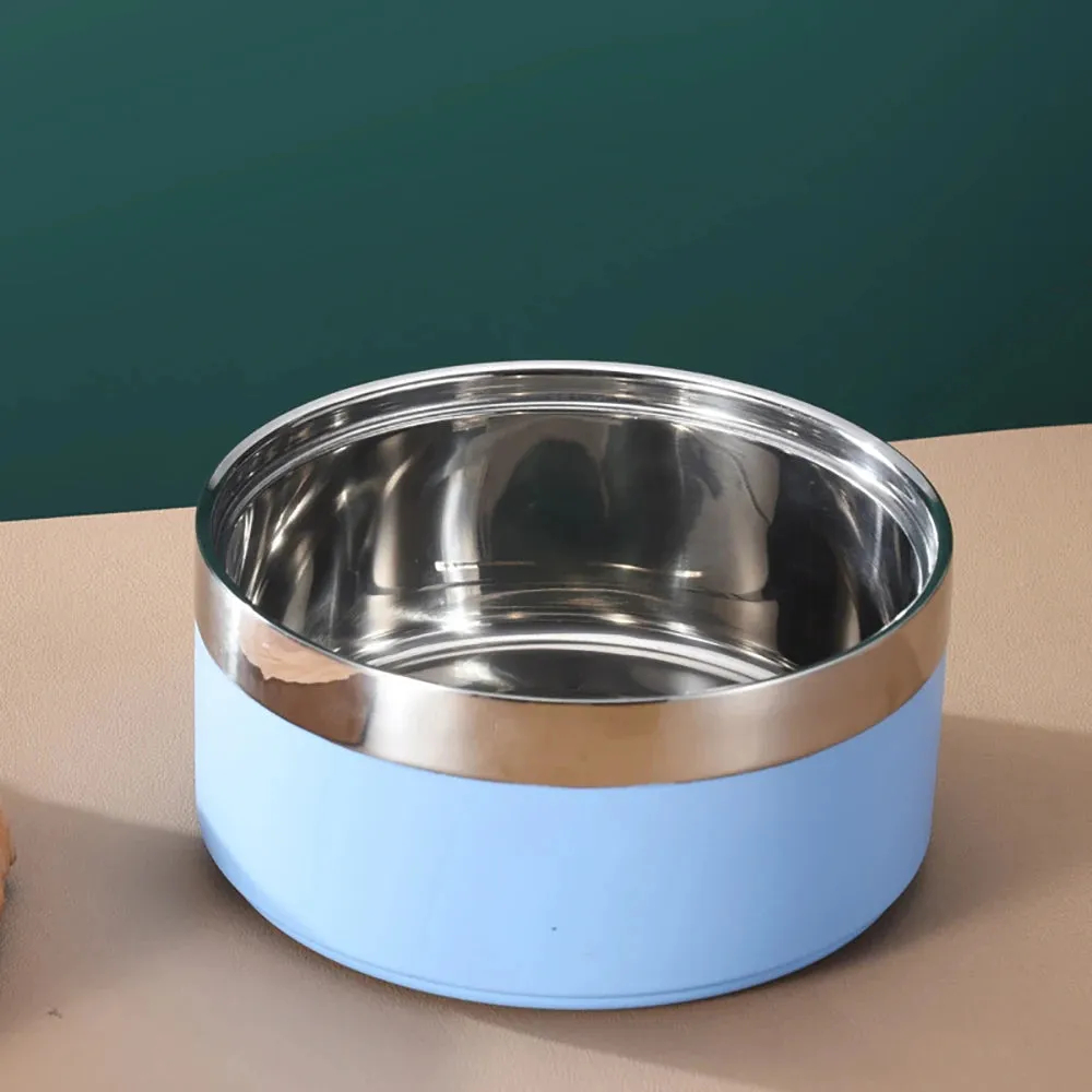 Personalized Dog Food & Water Bowls - Custom Stainless Steel Pet Accessory for Cats & Dogs