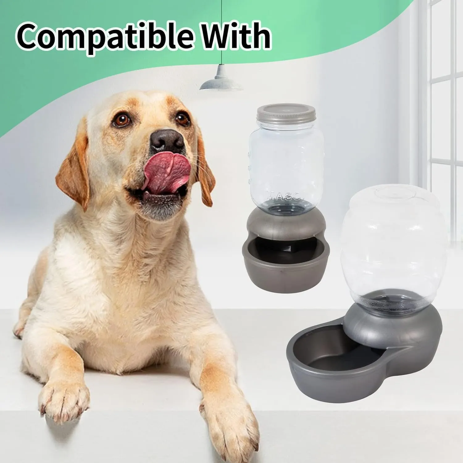 Pet Fountain Charcoal Water Filter Replacement, Dog Cat Water Bowl Filter Pet Water Filter Fit for Gravity Waterer Bowls Pack of 8